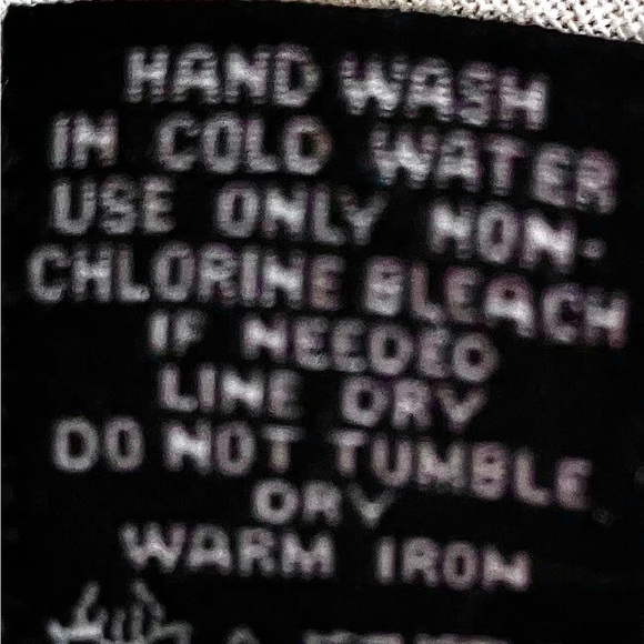 Boho Light Cream Floral-Embroidered Top, 2X - Picture 6 of 6